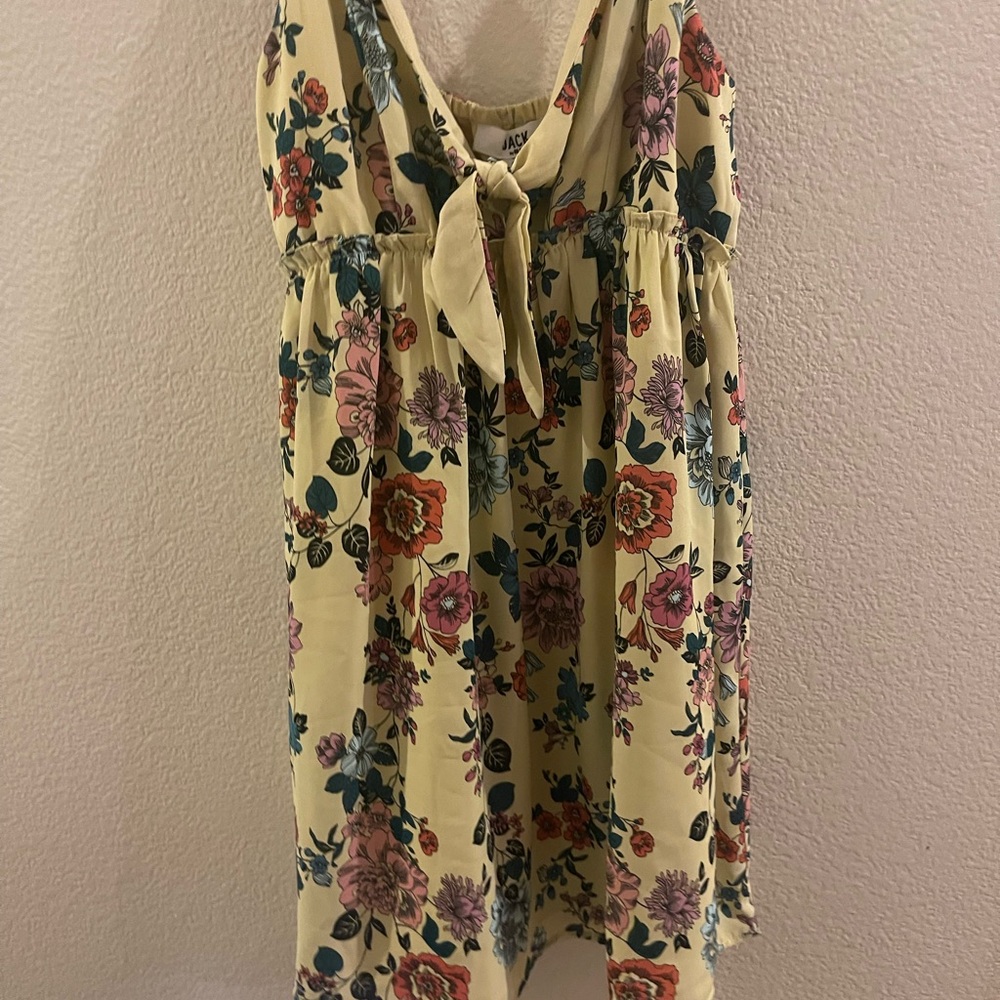 BB Dakota Tuscan Gold Floral Dress